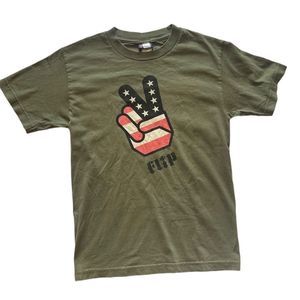 Vintage Flip Skateboard’s T-Shirt, Army Green, size S